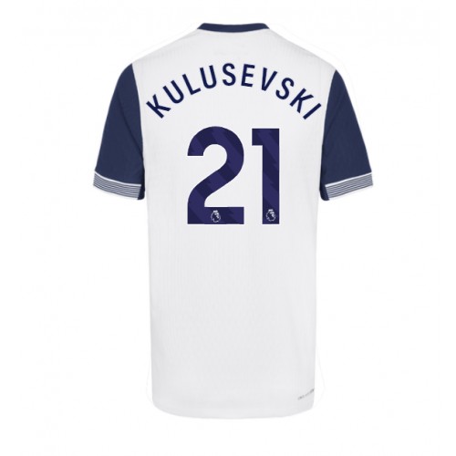 Pánský Fotbalový dres Tottenham Hotspur Dejan Kulusevski #21 2024-25 Domácí Krátký Rukáv